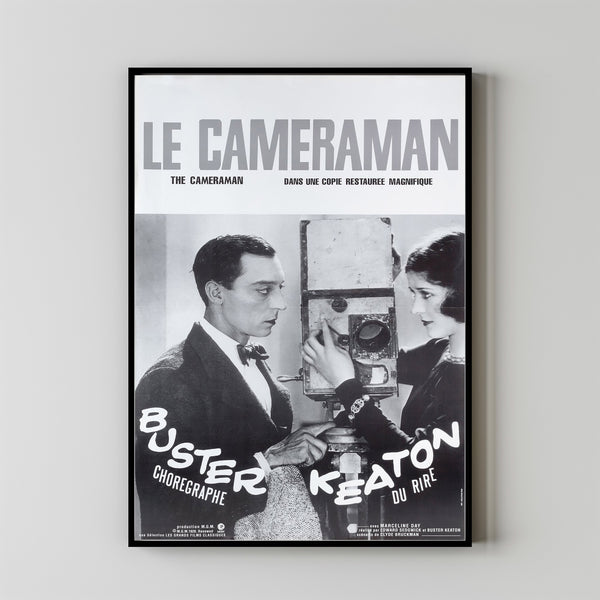 The Cameraman Movie Poster Print, Canvas Wall Art, Room Decor, Movie Art