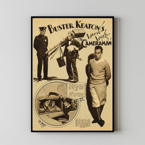 The Cameraman Movie Poster,Film Fan Collectibles,Vintage Movie Poster,Home Decor,Wall Art,Poster Gifts 2