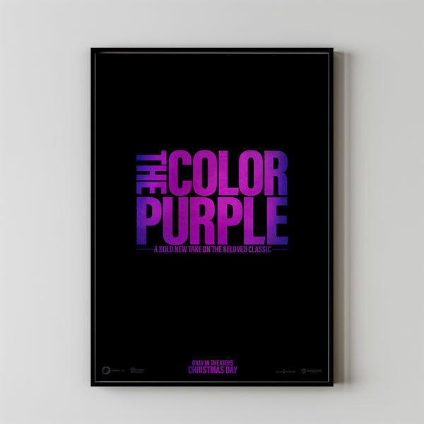 The Color Purple 2023 Movie Poster 2023 FilmRoom Decor Wall ArtPoster GiftCanvas prints 2