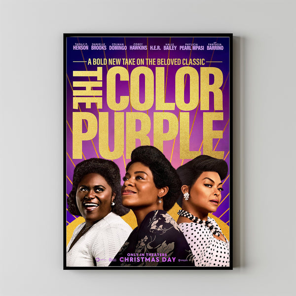 The Color Purple 2023 Movie Poster 2023 FilmRoom Decor Wall ArtPoster GiftCanvas prints 3