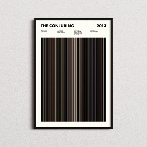 The Conjuring Movie Barcode Print, The Conjuring Print, The Conjuring Poster, Horror Movie Posters, Horror Movie Fan Gifts, Horror Gifts 1631659763