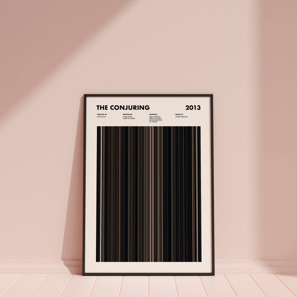 The Conjuring Movie Barcode Print, The Conjuring Print, The Conjuring ...