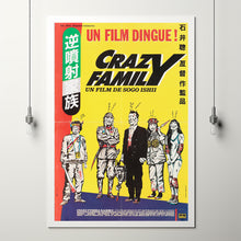 The Crazy Family Movie Poster Print, Canvas Wall Art, Room Decor, Movie Art