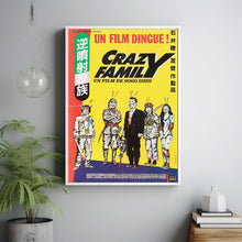 The Crazy Family Movie Poster Print, Canvas Wall Art, Room Decor, Movie Art
