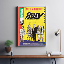 The Crazy Family Movie Poster Print, Canvas Wall Art, Room Decor, Movie Art
