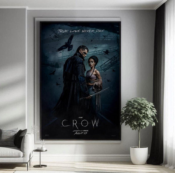 The Crow (2024) Movie Poster Canvas Poster Movie Poster Art Print Gifts for Lover Mural Painting Home Decoration 1764841153