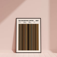 The Darjeeling Limited Movie Barcode Print, The Darjeeling Limited Print, The Darjeeling Limited Poster, The Darjeeling Limited Wall Art 1651613970