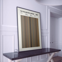 The Darjeeling Limited Movie Barcode Print, The Darjeeling Limited Print, The Darjeeling Limited Poster, The Darjeeling Limited Wall Art 1651613970