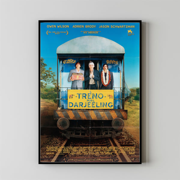 The Darjeeling Limited Movie Poster Print, Canvas Wall Art, Room Decor, Movie Art