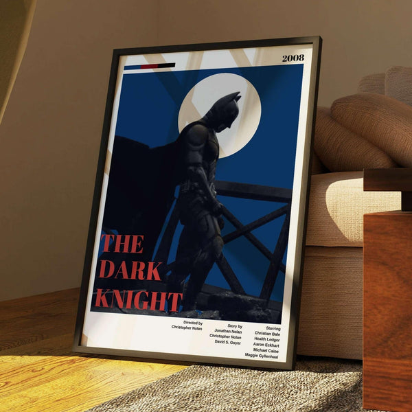 The Dark Knight Movie Poster  Minimalist Movie Poster  Christopher Nolan  Mid Century Modern Print   High Quality 1643179841