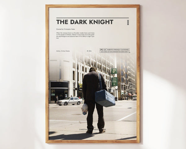 The Dark Knight Poster  Art Print  Movie Posters  Batman  Gift for Movie lovers 1305363509
