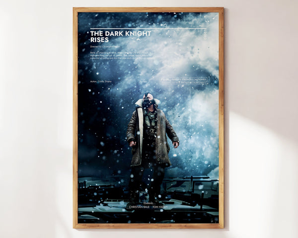 The Dark Knight Rises Poster  Art Print  Movie Posters  Gift for Movie lovers  Batman 1287489326