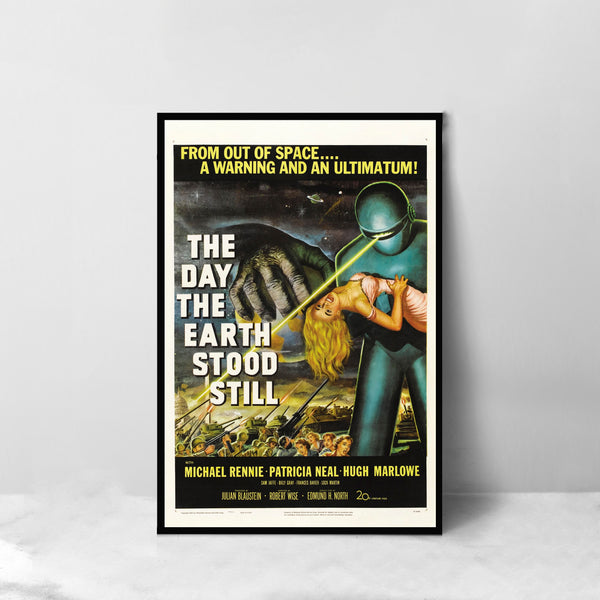 The Day The Earth Stood Still Movie Poster - High Quality Canvas Art Print - Room Decoration - Art Poster For Gift 1645402179