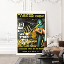 The Day The Earth Stood Still Movie Poster - High Quality Canvas Art Print - Room Decoration - Art Poster For Gift 1645402179
