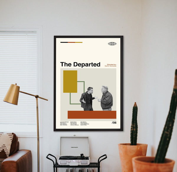 The Departed Poster, Wall Art, Room Decor, Minimalist Art, Vintage Poster, Wall Decor, Movie Poster, Retro Poster