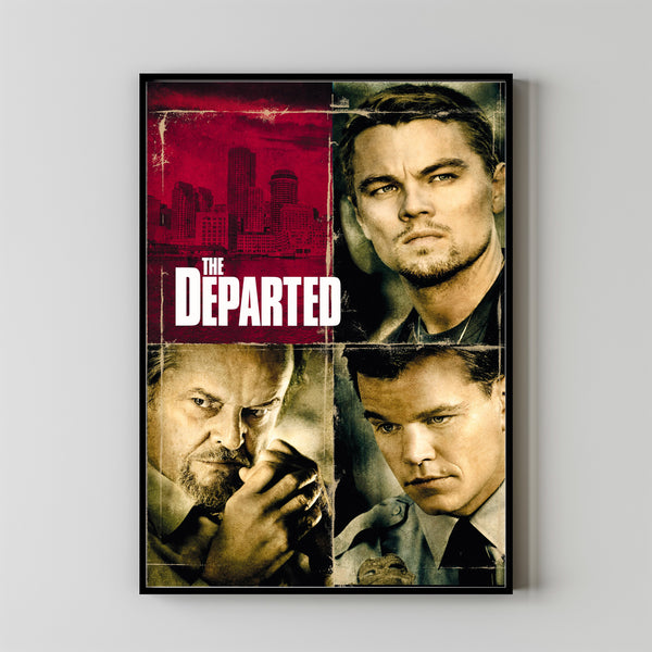 The Departed (2006) Poster Art Print Movie Posters Gift for Movie lovers