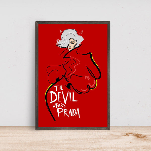 The Devil Wears Prada movie Poster，Room Decor, Home Decor, Art Poster for Gift 1540650474