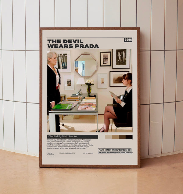 The Devil Wears Prada, David Frankel, Minimalist Movie Poster