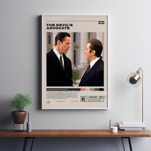 The Devil's Advocate, Taylor Hackford, Minimalist Movie Poster, Vintage Retro ArtFilm Poster