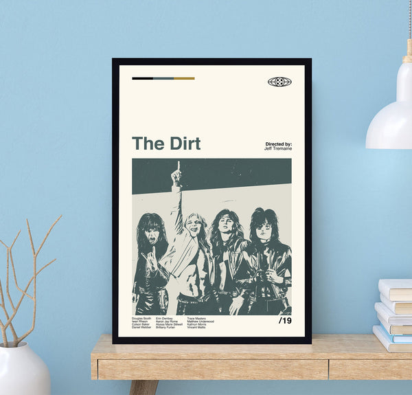 The Dirt Movie Poster, Jeff Tremaine, Vintage Poster, Minimalist Movie Poster, Vintage Print, Custom Poster, Cult Movie Poster, Dad gifts 1695606300