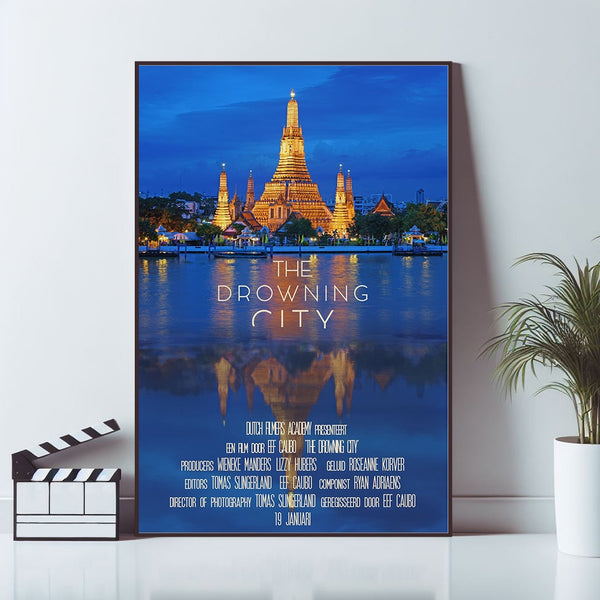 The Drowning City Movie Poster, Wall Art Prints, Canvas Material Gift, High quality Canvas art print, Home Decor, Keepsake 1651760048