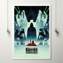The Empire Strikes Back (1980) Poster Art Print Movie Posters Gift for Movie lovers 2