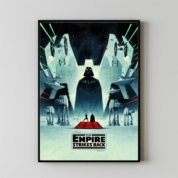The Empire Strikes Back (1980) Poster Art Print Movie Posters Gift for Movie lovers 2