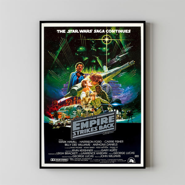 The Empire Strikes Back (1980) Poster Art Print Movie Posters Gift for Movie lovers 3