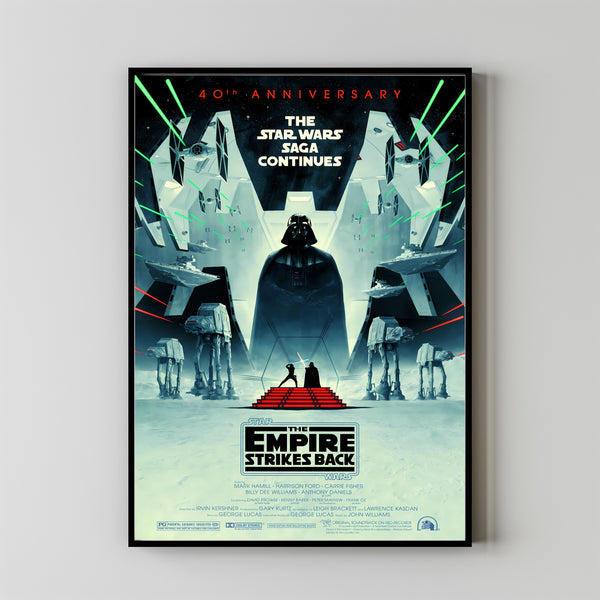 The Empire Strikes Back (1980) Poster Art Print Movie Posters Gift for Movie lovers 6
