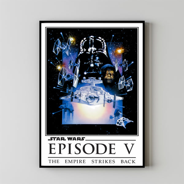 The Empire Strikes Back (1980) Poster Art Print Movie Posters Gift for Movie lovers 7