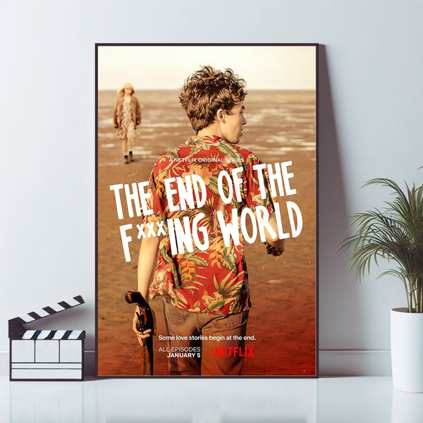 The End of the Fucking World, Movie Poster, Wall Art Prints, Art Poster, Canvas Material Gift, Keepsake, Home Decor, Live Room Wall Art 1591112937