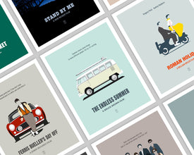 The Endless Summer - Minimalist Poster, Surf Movie Poster, Surf Print, Minimalist Print, Bruce Brown, VW Bus Poster, Long Board Surfing 622379747