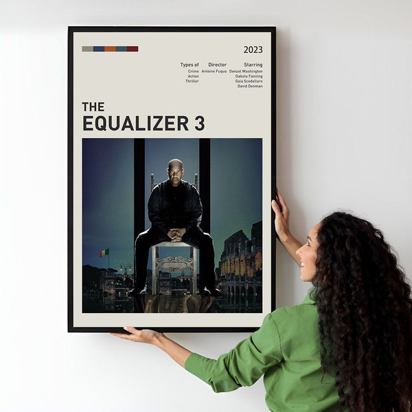 The Equalizer 3 Movie Poster  Minimalist  Midcentury Poster  Wall Art Print  Retro Movie Poster 1748540729