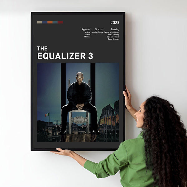 The Equalizer 3 Movie Poster  Minimalist  Midcentury Poster  Wall Art Print  Retro Movie Poster 1748540729 - Copy