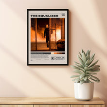 The Equalizer Poster, Antoine Fuqua, Minimalist Movie Poster