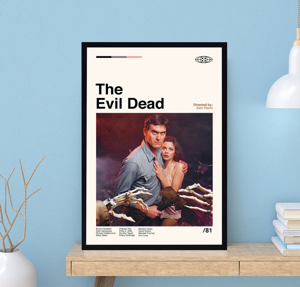 The Evil Dead Poster, The Evil Dead Print, Sam Raimi, Retro Poster, Minimalist Art, Vintage Poster, Movie Poster, Modern Poster, Wall Art 1722262590