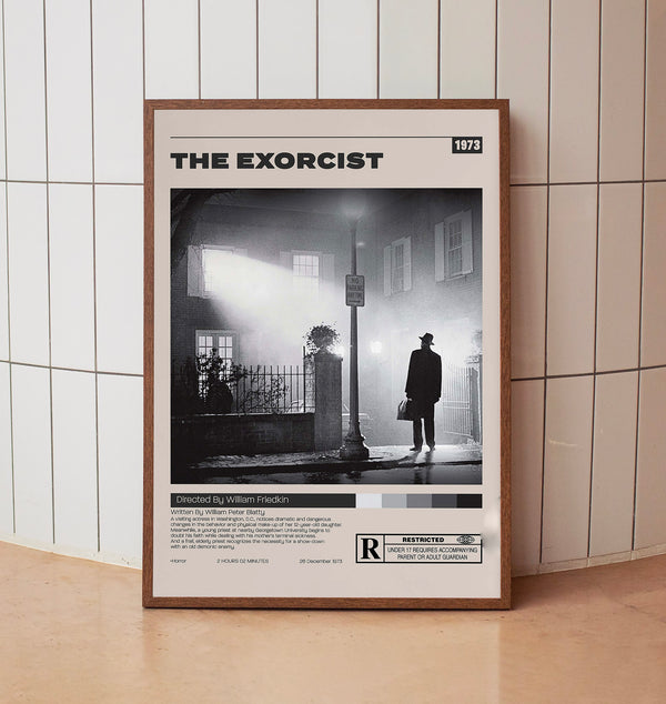 The Exorcist, William Friedkin, Minimalist Movie Poster