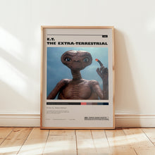 The Extra-Terrestrial Poster, Steven Spielberg Wall Art, Minimalist Wall Decor, Mid Century Print, Gift for Movie Lovers 1734152576