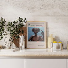 The Extra-Terrestrial Poster, Steven Spielberg Wall Art, Minimalist Wall Decor, Mid Century Print, Gift for Movie Lovers 1734152576