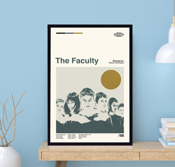 The Faculty Poster, Robert Rodriguez, Vintage Poster, Minimalist Movie Poster, Vintage Print, Custom Poster, Home Decor, Dad Gifts 1695640698