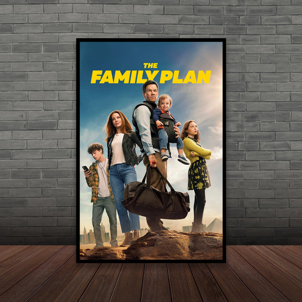 The Family Plan (2023) Movie Poster Classic Film, Wall Art, Room Decor, Home Decor, Art Poster Gifts, Poster custom Canvas printing 1676876966