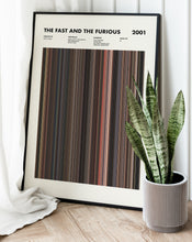 The Fast And The Furious Movie Barcode Print, The Fast And The Furious Print, The Fast And The Furious Poster, Movie Fan Gifts, Movie Buffs 1631659945