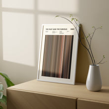 The Fast And The Furious Movie Barcode Print, The Fast And The Furious Print, The Fast And The Furious Poster, Movie Fan Gifts, Movie Buffs 1631659945