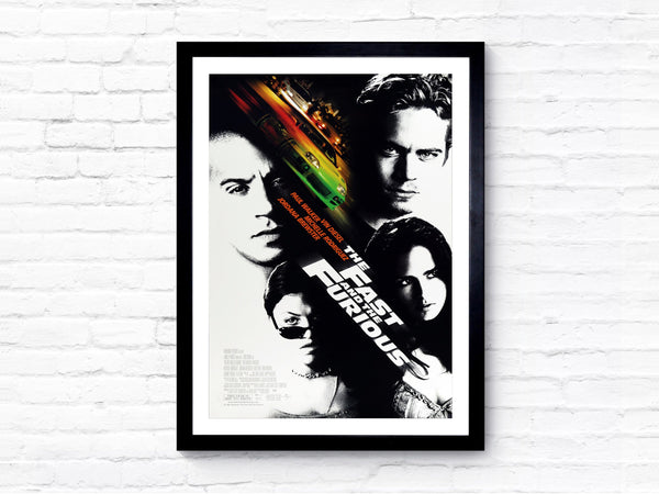 The Fast and the Furious - 2001 - Movie Poster - Film Poster - Cinema Poster - A1A2A3A4A5 1578770620 1146