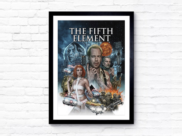The Fifth Element - 1997 - Movie Poster - Film Poster - Cinema Poster - A1A2A3A4A5 1592962583 8374