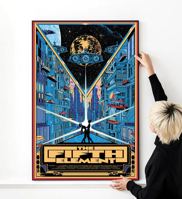 The Fifth Element Movie Poster High Quality Print Photo Wall Art Canvas Cloth Multi size 1497378939
