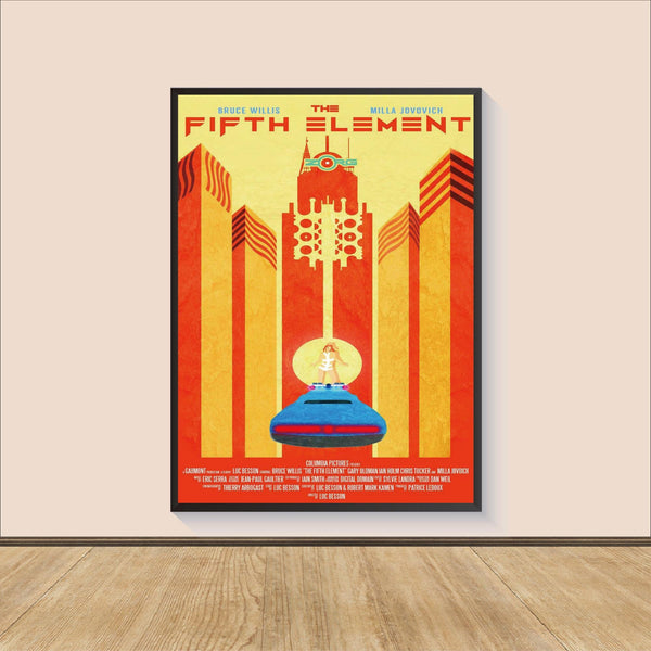 The Fifth Element Movie Poster Print, Canvas Wall Art, Room Decor, Movie Art, Gifts for HimHer, Wall Art Print, Art Poster For Gift 1571548675