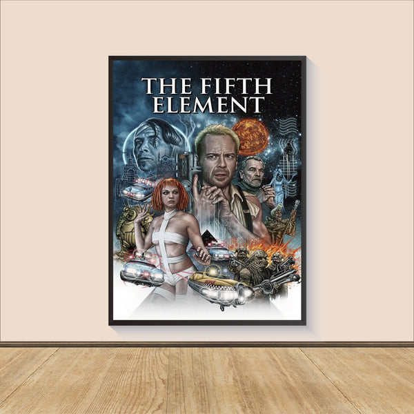 The Fifth Element Movie Poster Print, Canvas Wall Art, Room Decor, Movie Art, Wall Art Print, Art Poster For Gift 24x36“ 1699041859
