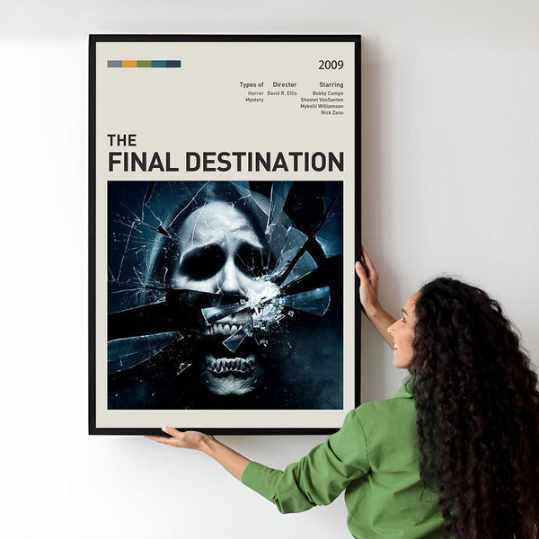 The Final Destination Movie Poster  Minimalist  Midcentury Poster  Wall Art Print  Retro Movie Poster 1735355874
