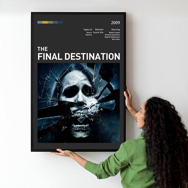 The Final Destination Movie Poster  Minimalist  Midcentury Poster  Wall Art Print  Retro Movie Poster 1735355874 - Copy